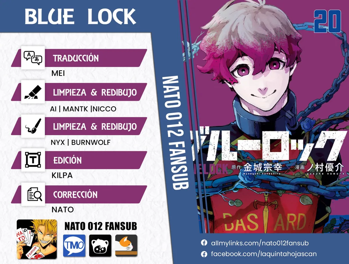 Blue Lock Capítulo 188 en Línea - página 1