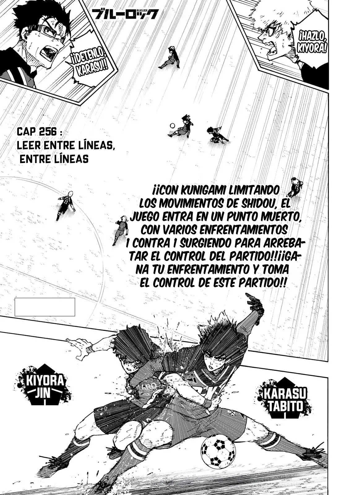 Blue Lock Capítulo 256 en Línea - página 1