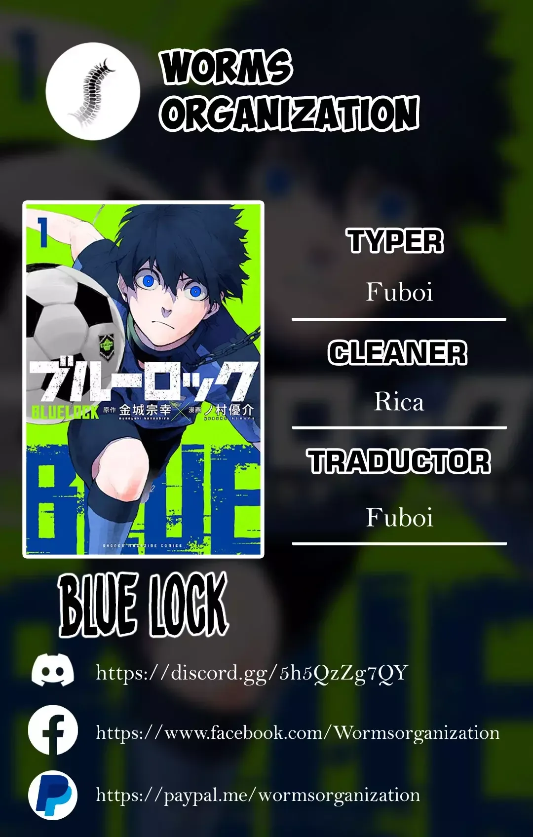 Blue Lock Capítulo 296 en Línea - página 1