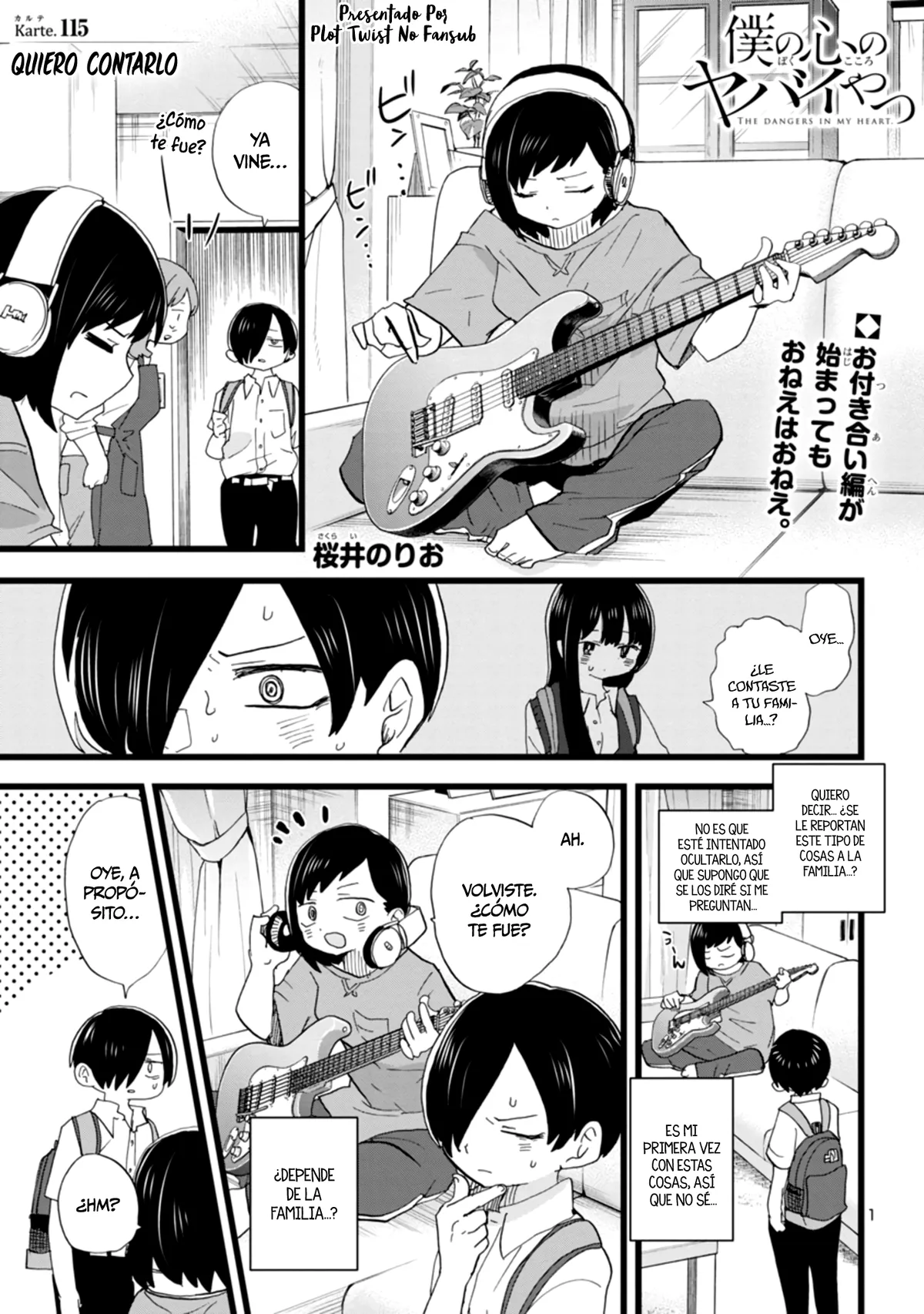 Boku no Kokoro no Yabai Yatsu Capítulo 115 en Línea - página 1