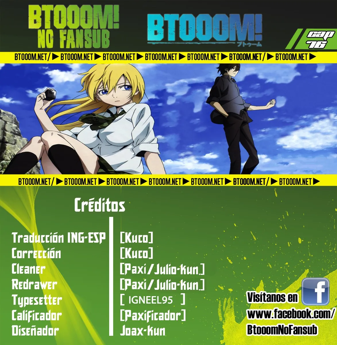 Btooom! Capítulo 76 en Línea - página 1