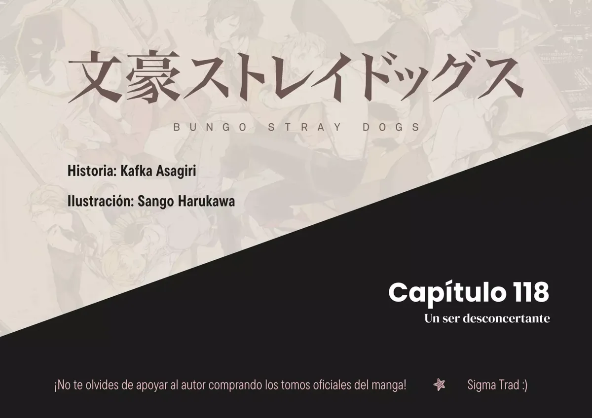 Bungou Stray Dogs Capítulo 118 en Línea - página 1
