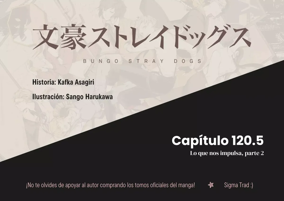 Bungou Stray Dogs Capítulo 120.5 en Línea - página 1