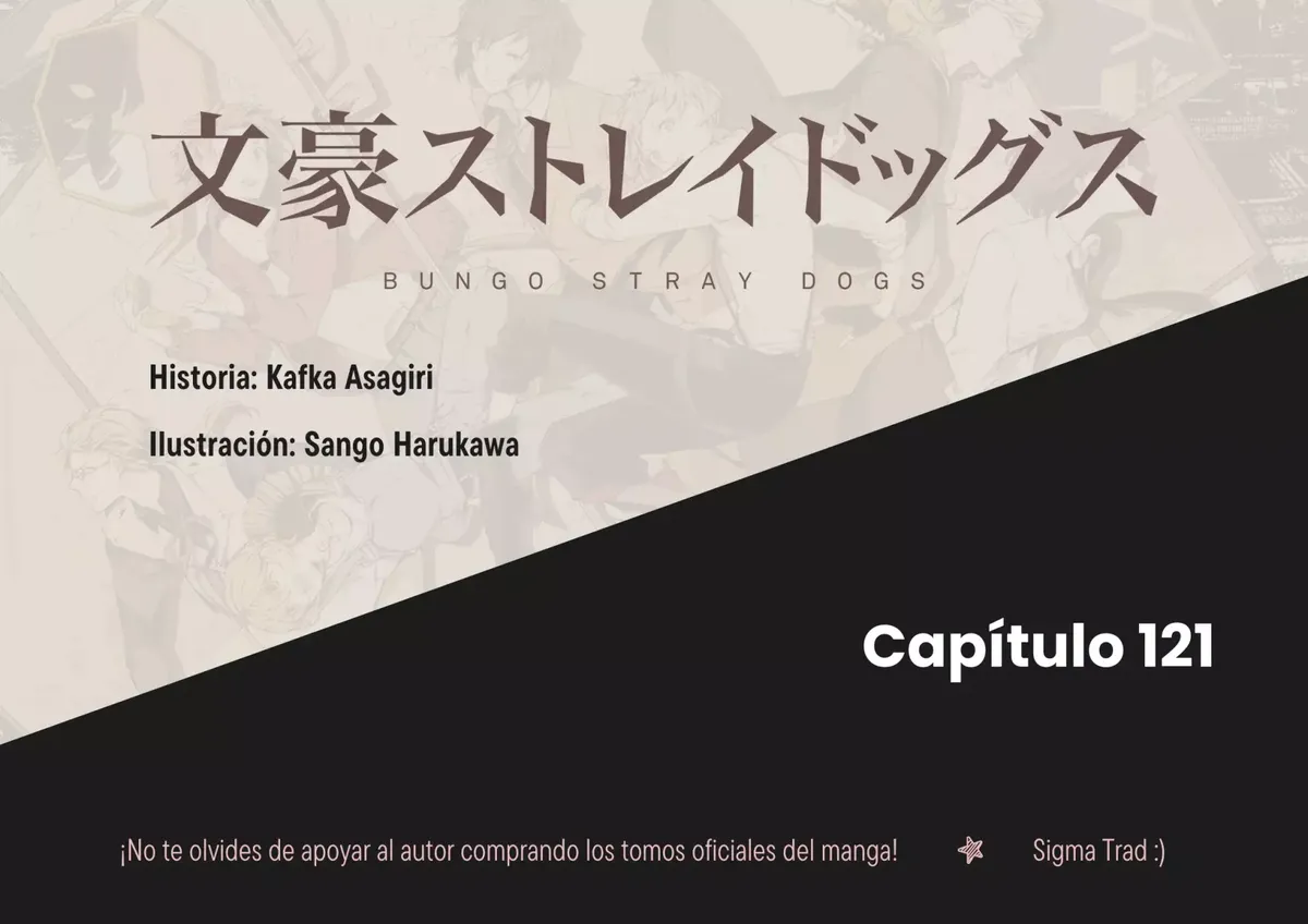 Bungou Stray Dogs Capítulo 121 en Línea - página 1
