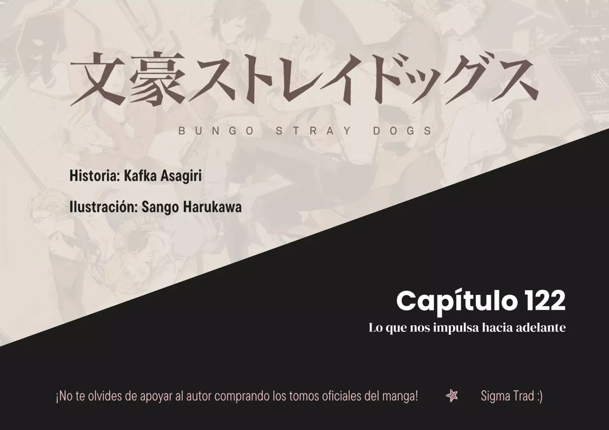 Bungou Stray Dogs Capítulo 122 en Línea - página 1