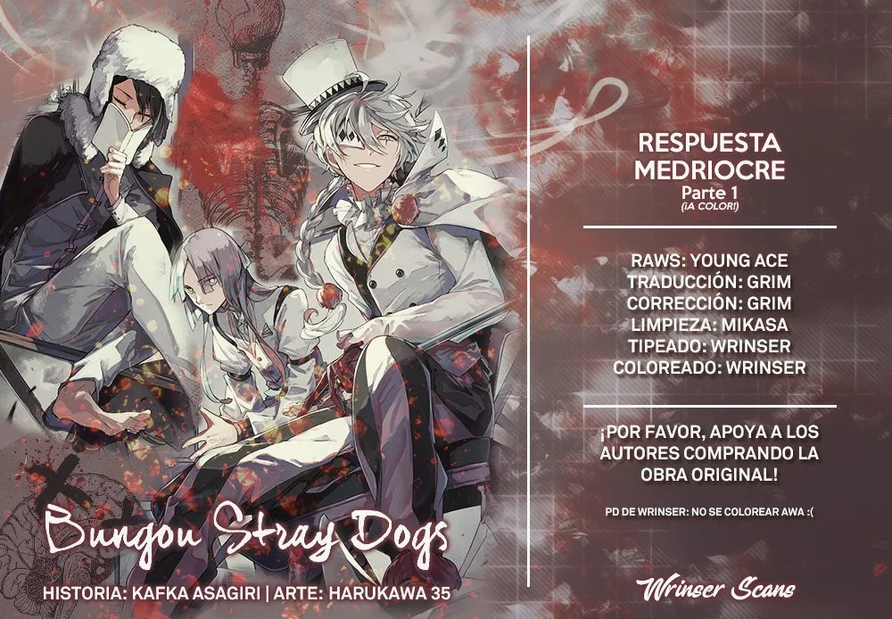 Bungou Stray Dogs Capítulo 83.1 en Línea - página 1