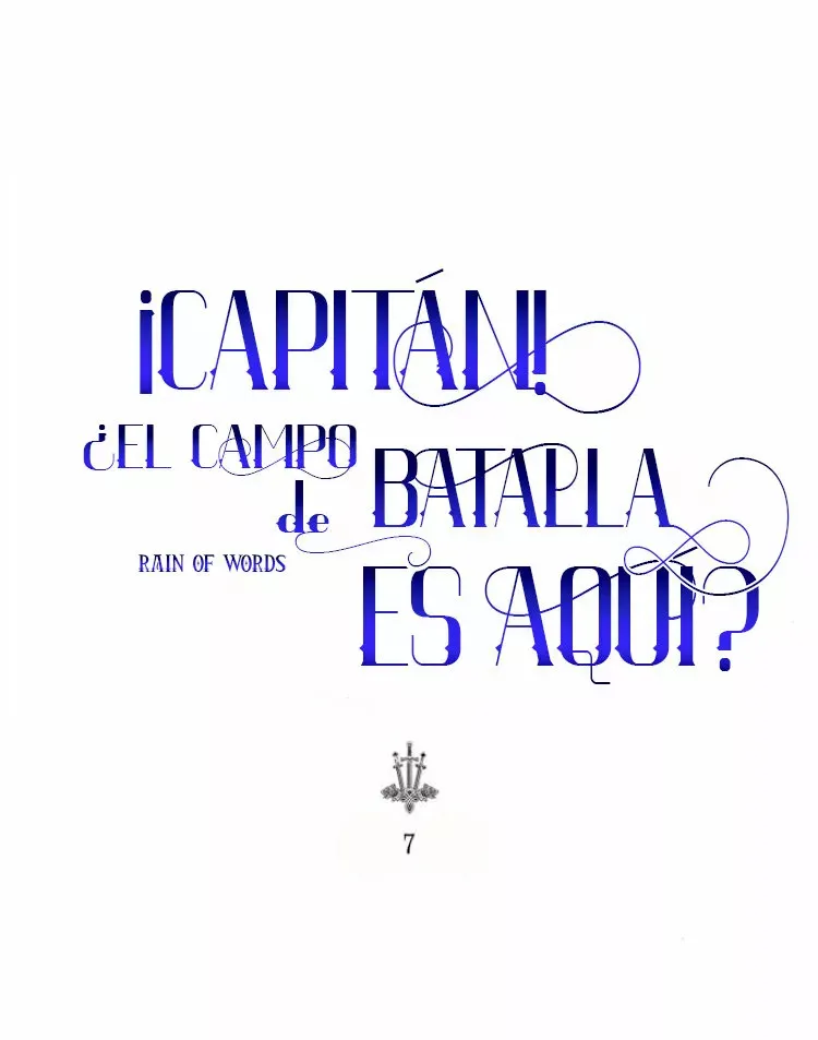 ¡Capitan!¿Es este el campo de batlla? Capítulo 7 en Línea - página 11