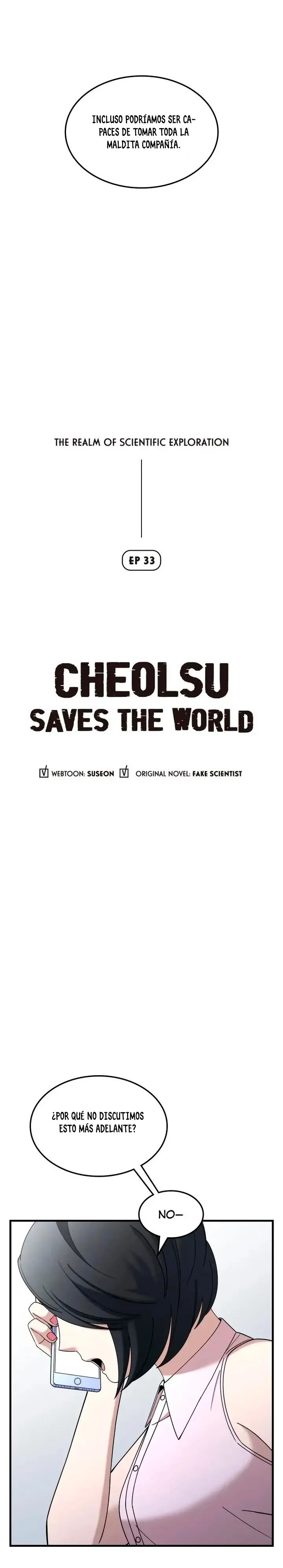 Cheolsu, salva el mundo Capítulo 33 en Línea - página 1