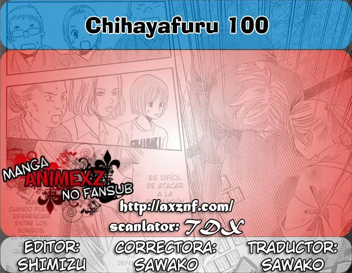 Chihayafuru Capítulo 100 en Línea - página 1