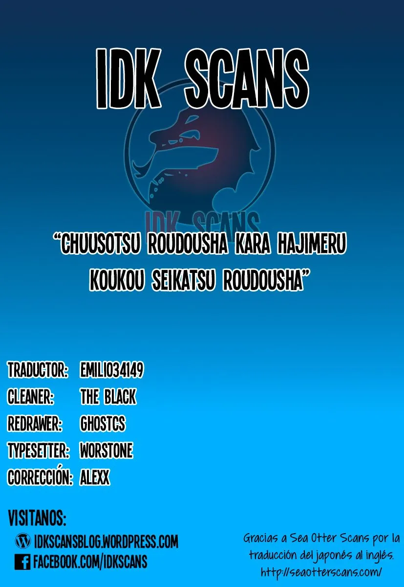 Chuusotsu Worker kara Hajimeru Koukou Seikatsu Roudousha Capítulo 4 en Línea - página 1
