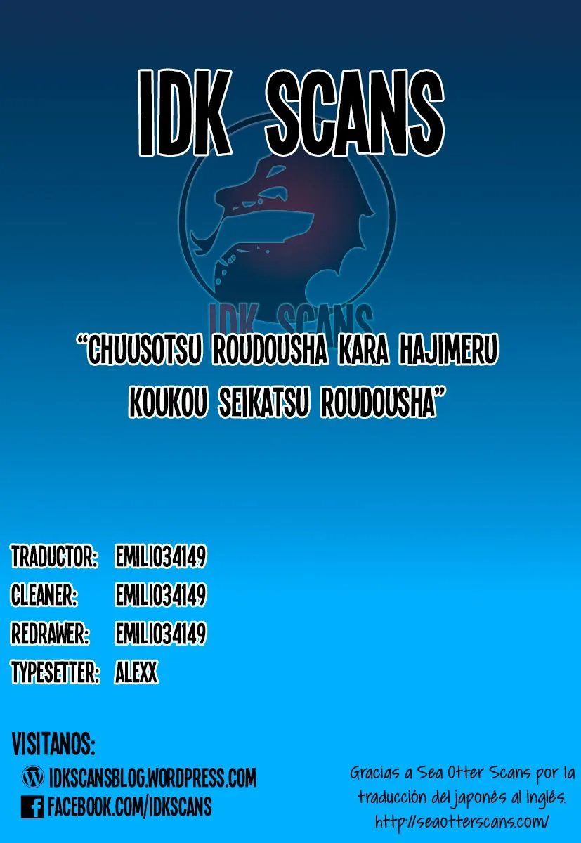 Chuusotsu Worker kara Hajimeru Koukou Seikatsu Roudousha Capítulo 7 en Línea - página 1