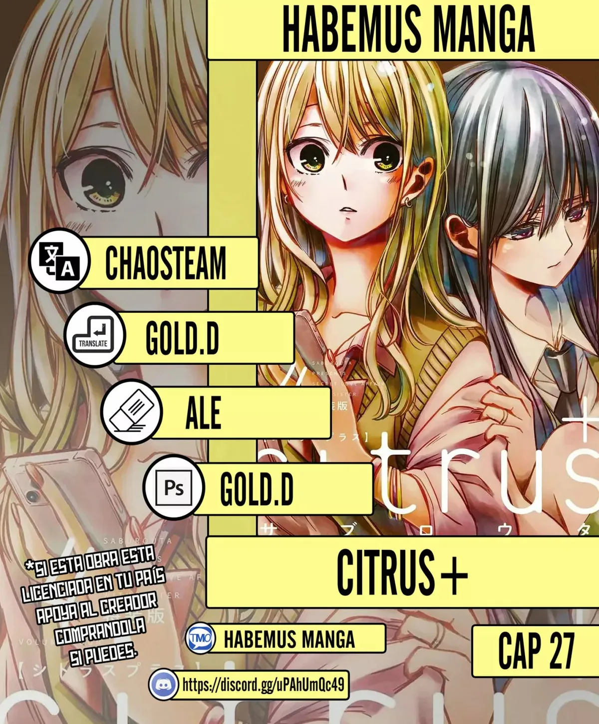 Citrus+ Capítulo 27 en Línea - página 1