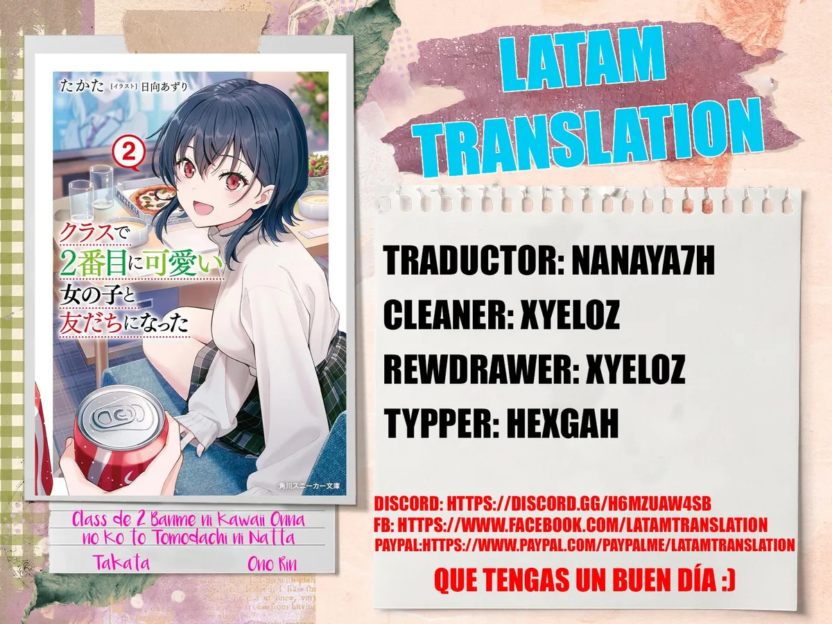 Class de 2 Banme ni Kawaii Onna no Ko to Tomodachi ni Natta Capítulo 1 en Línea - página 1
