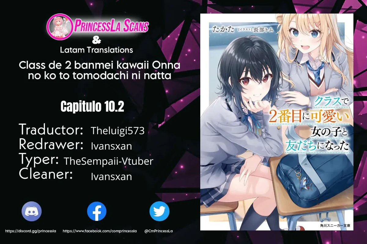 Class de 2 Banme ni Kawaii Onna no Ko to Tomodachi ni Natta Capítulo 10.2 en Línea - página 1