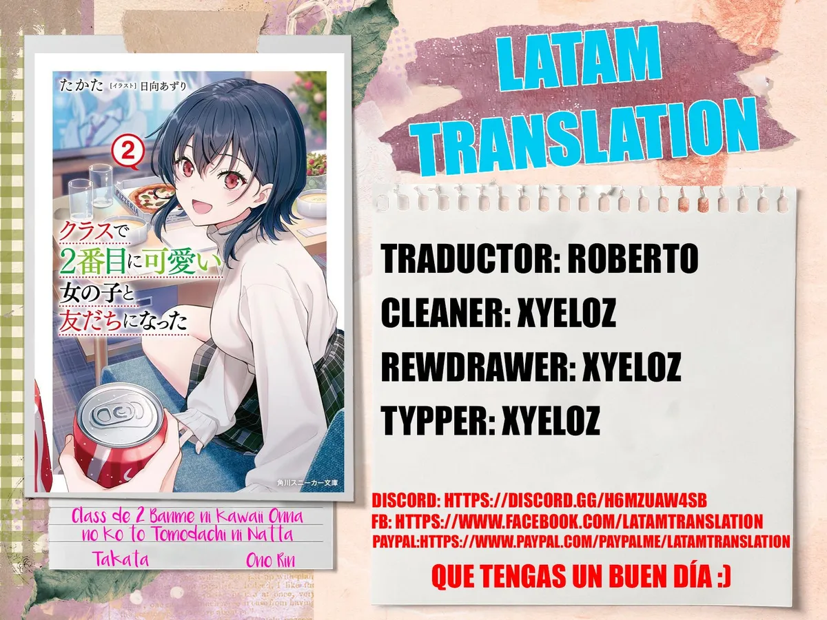Class de 2 Banme ni Kawaii Onna no Ko to Tomodachi ni Natta Capítulo 2 en Línea - página 1
