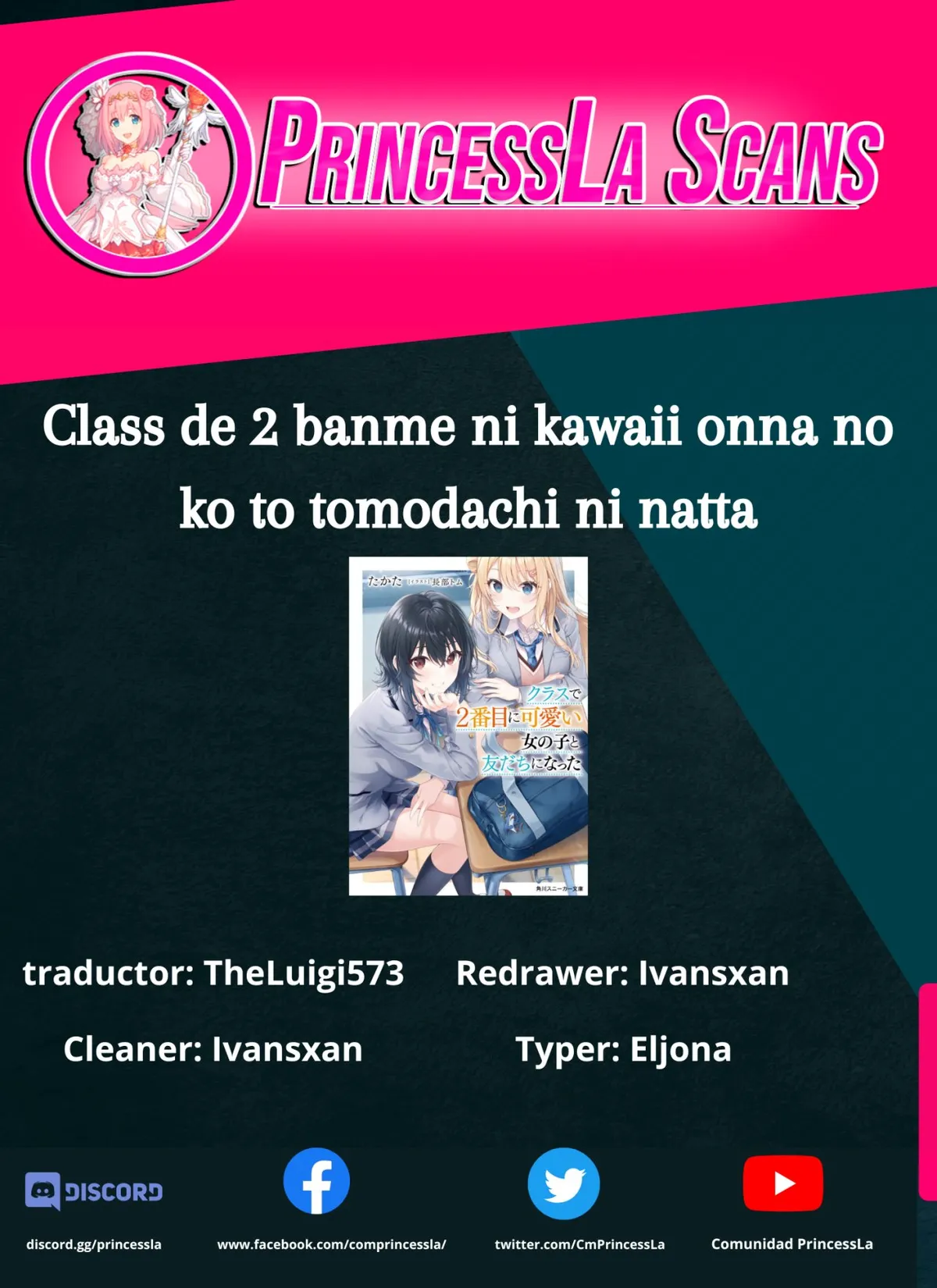 Class de 2 Banme ni Kawaii Onna no Ko to Tomodachi ni Natta Capítulo 4.1 en Línea - página 1