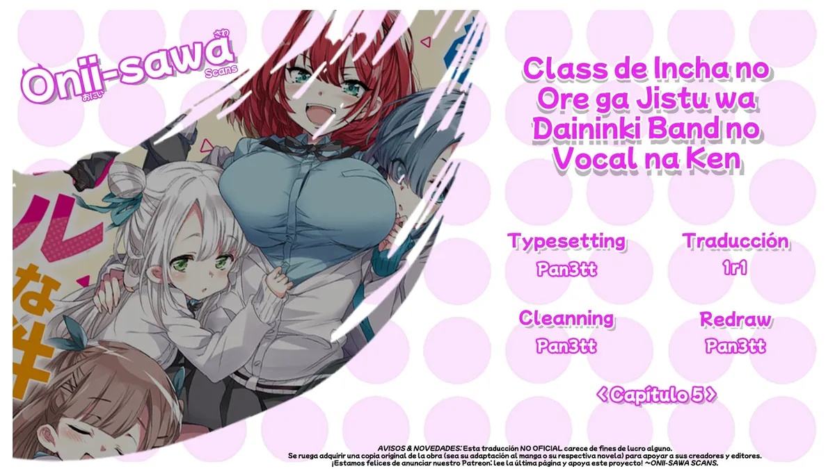 Class de Incha no Ore ga Jistu wa Daininki Band no Vocal na Ken Capítulo 5 en Línea - página 1
