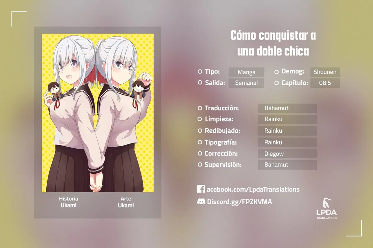 Como conquistar a una doble chica Capítulo 8.5 en Línea - página 1