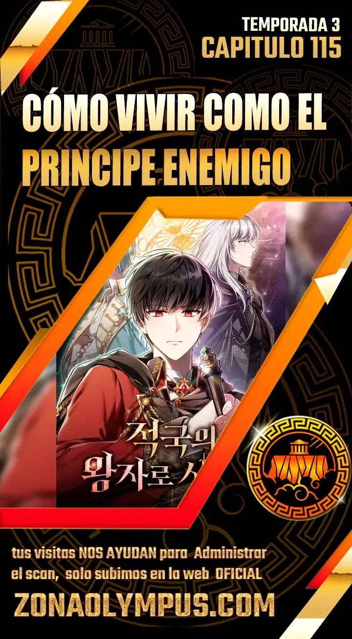 Cómo vivir como el príncipe enemigo Capítulo 115 en Línea - página 1