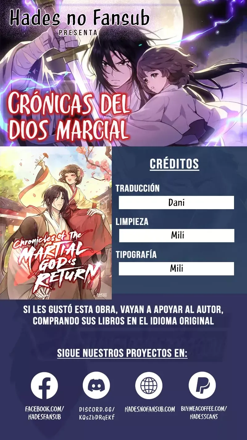 Crónicas del Regreso del Dios marcial Capítulo 122 en Línea - página 1