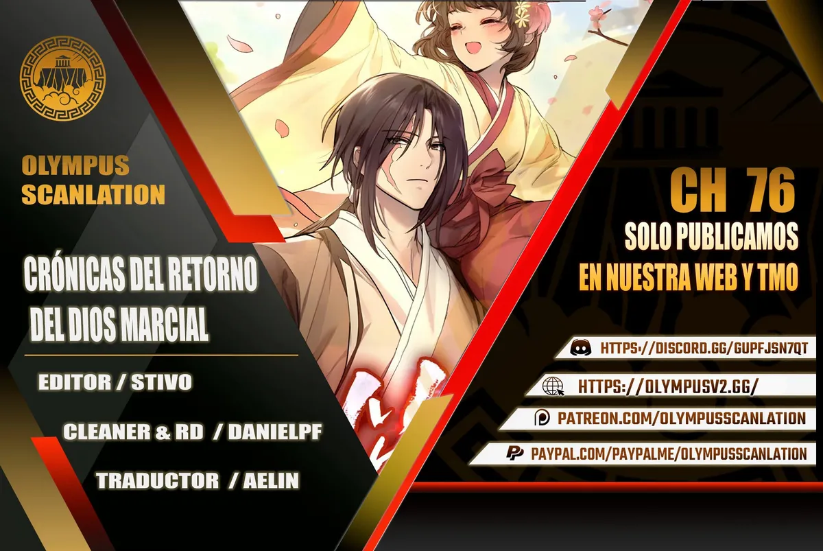 Crónicas del Regreso del Dios marcial Capítulo 76 en Línea - página 1