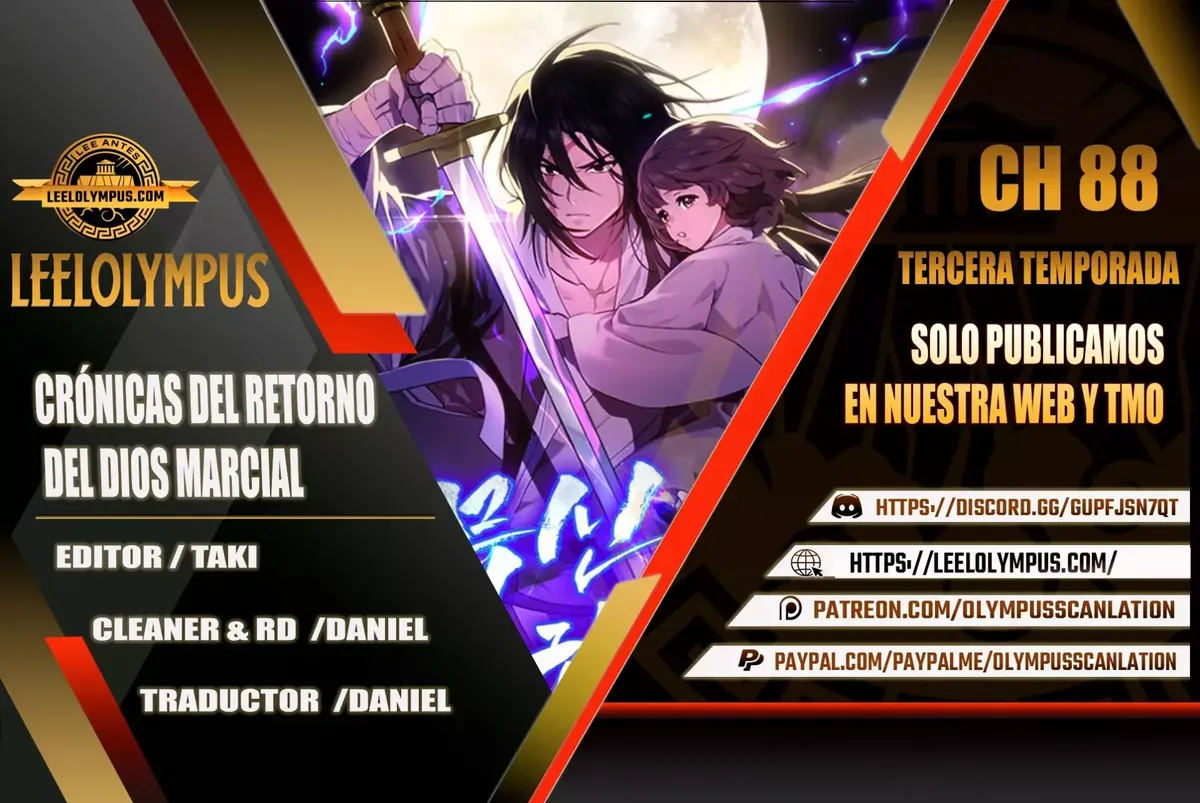 Crónicas del Regreso del Dios marcial Capítulo 88 en Línea - página 1