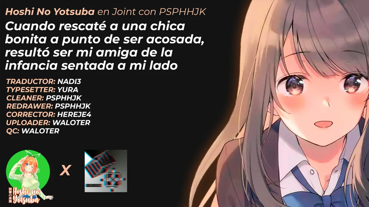 Cuando rescaté a una chica bonita a punto de ser acosada, resultó ser mi amiga de la infancia sentada a mi lado. Capítulo 17 en Línea - página 1