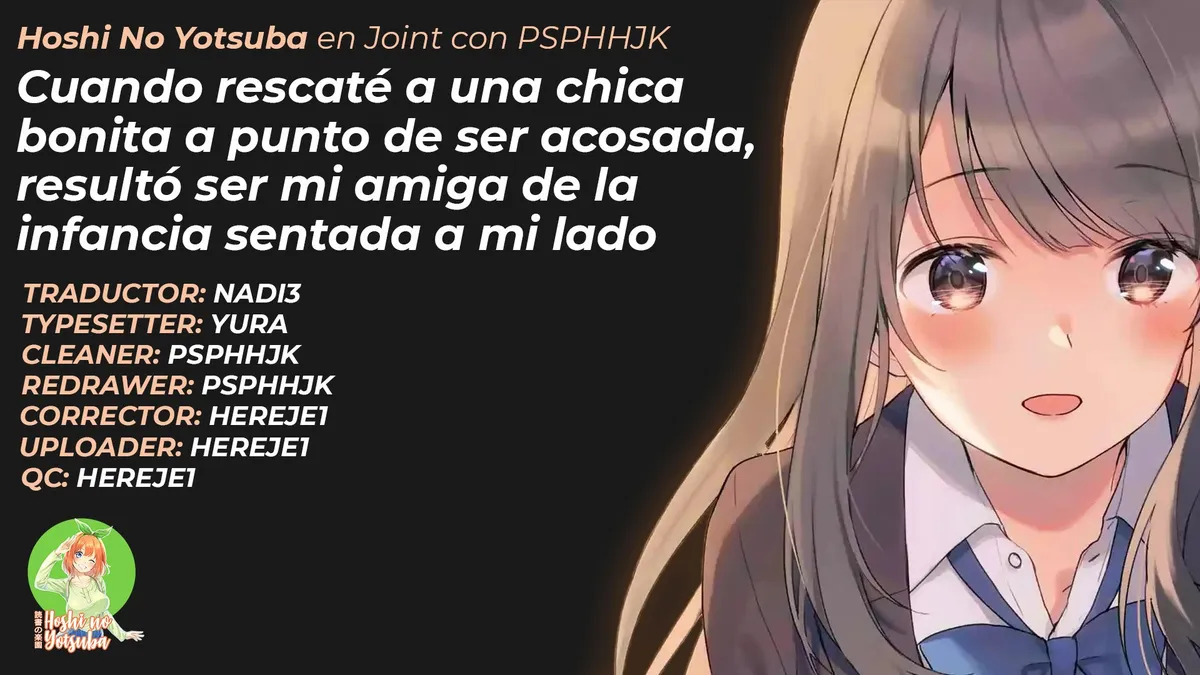 Cuando rescaté a una chica bonita a punto de ser acosada, resultó ser mi amiga de la infancia sentada a mi lado. Capítulo 18 en Línea - página 1