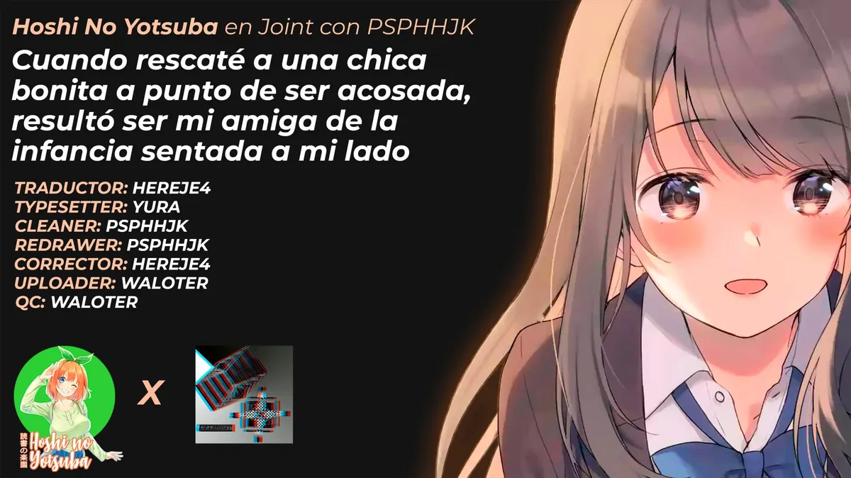 Cuando rescaté a una chica bonita a punto de ser acosada, resultó ser mi amiga de la infancia sentada a mi lado. Capítulo 19 en Línea - página 1