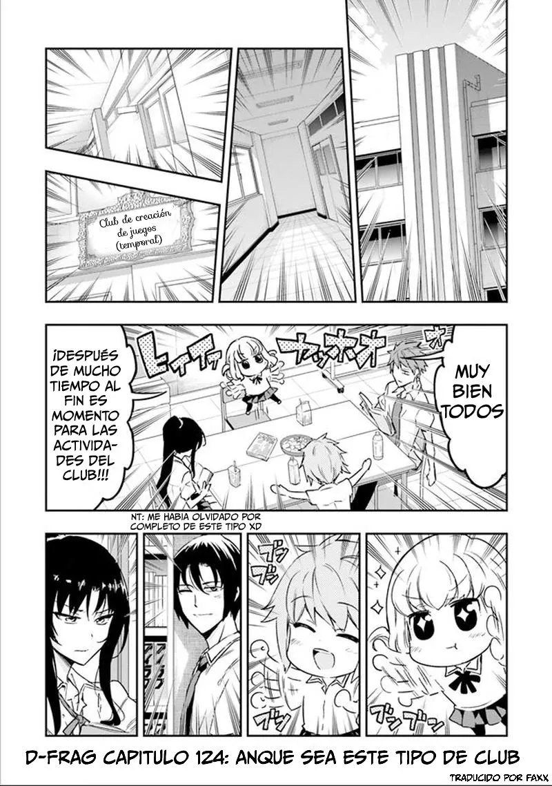 D-Frag! Capítulo 124 en Línea - página 1