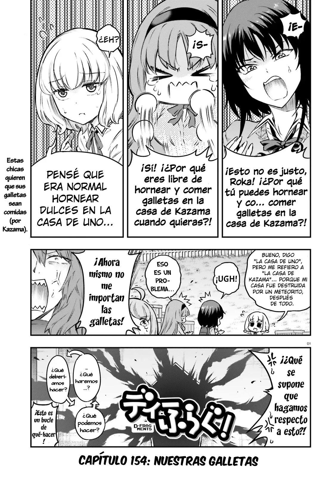 D-Frag! Capítulo 154 en Línea - página 1