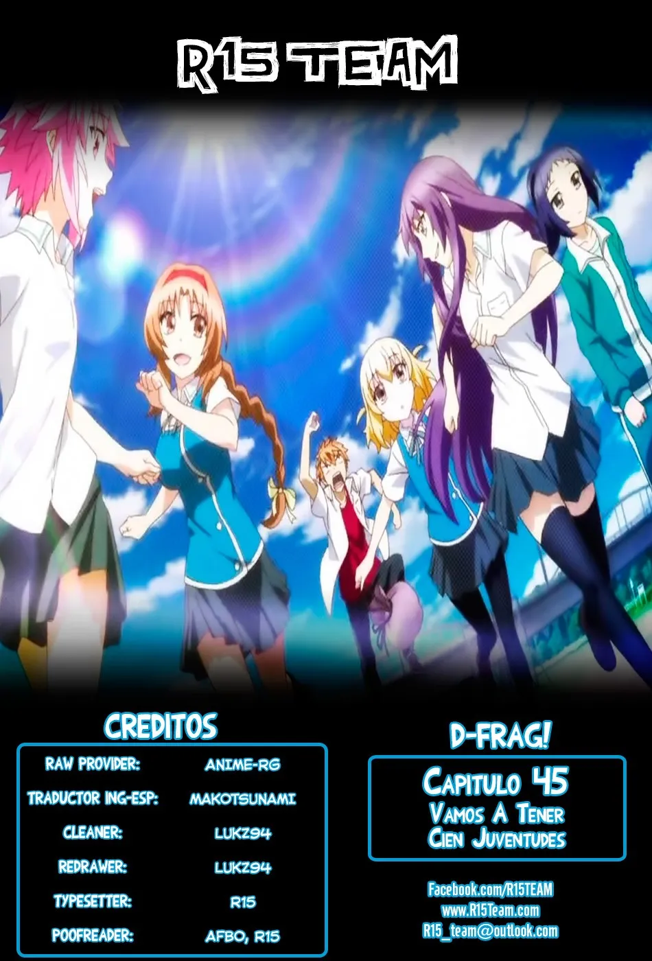 D-Frag! Capítulo 45 en Línea - página 1
