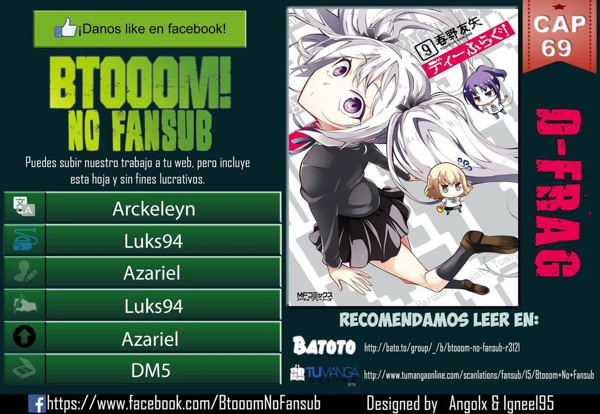 D-Frag! Capítulo 69 en Línea - página 1