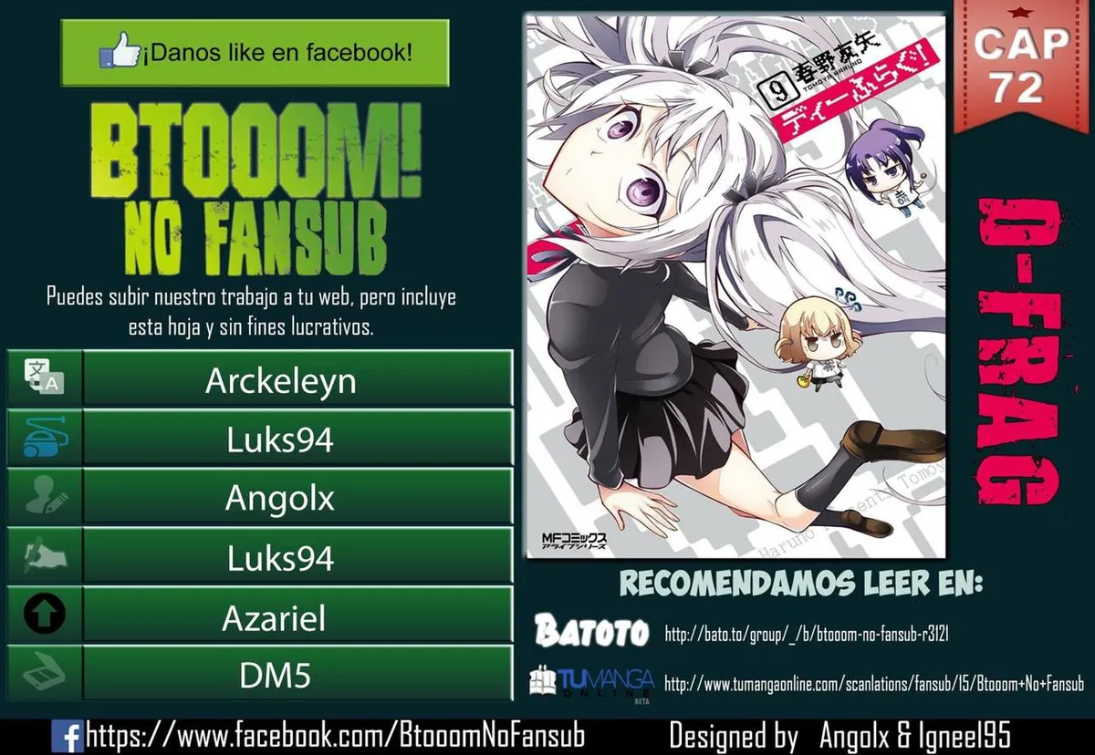 D-Frag! Capítulo 72 en Línea - página 1