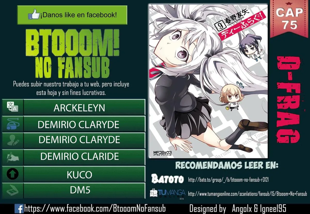 D-Frag! Capítulo 75 en Línea - página 1