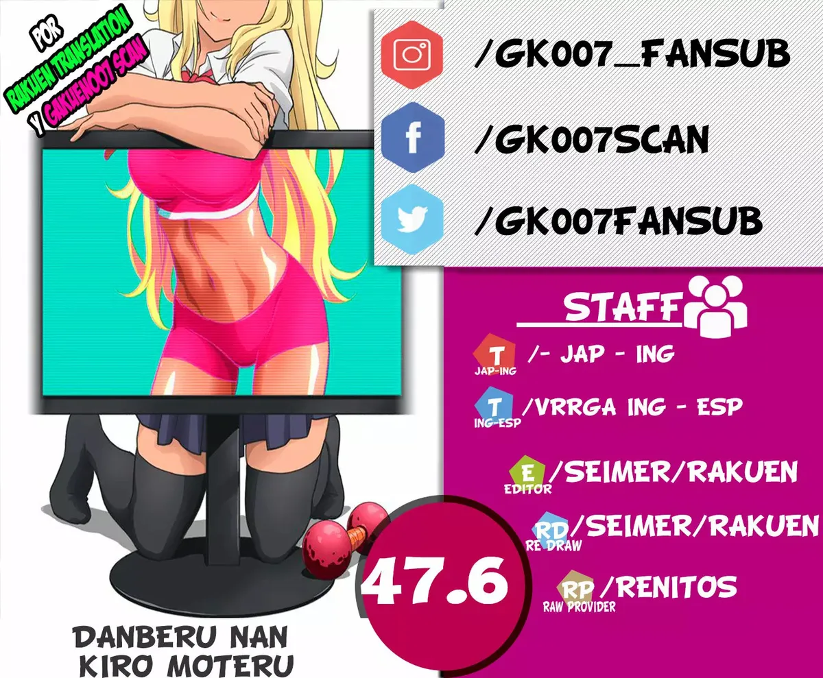 Danberu nan kiro moteru? Capítulo 47.6 en Línea - página 1