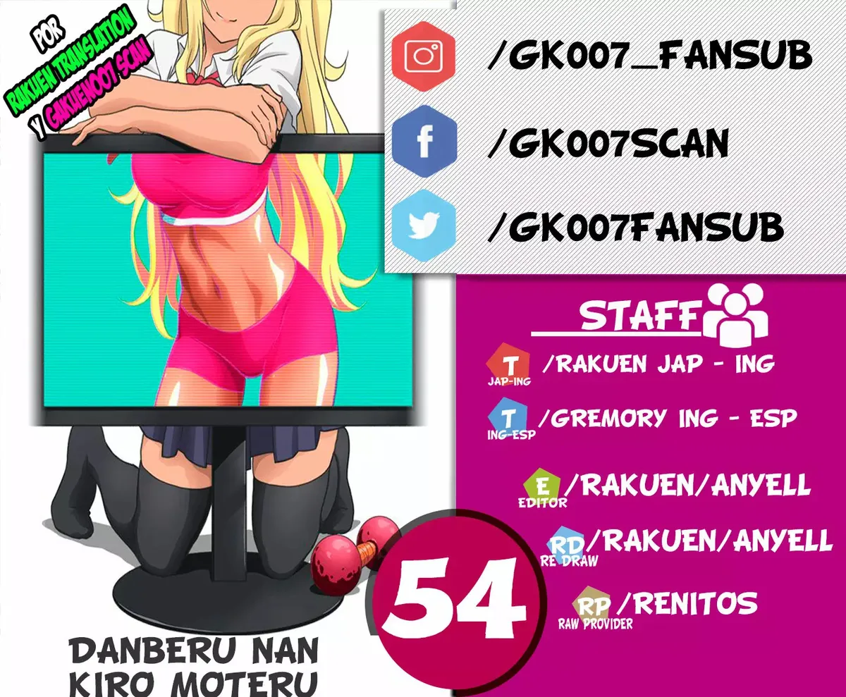 Danberu nan kiro moteru? Capítulo 54 en Línea - página 1
