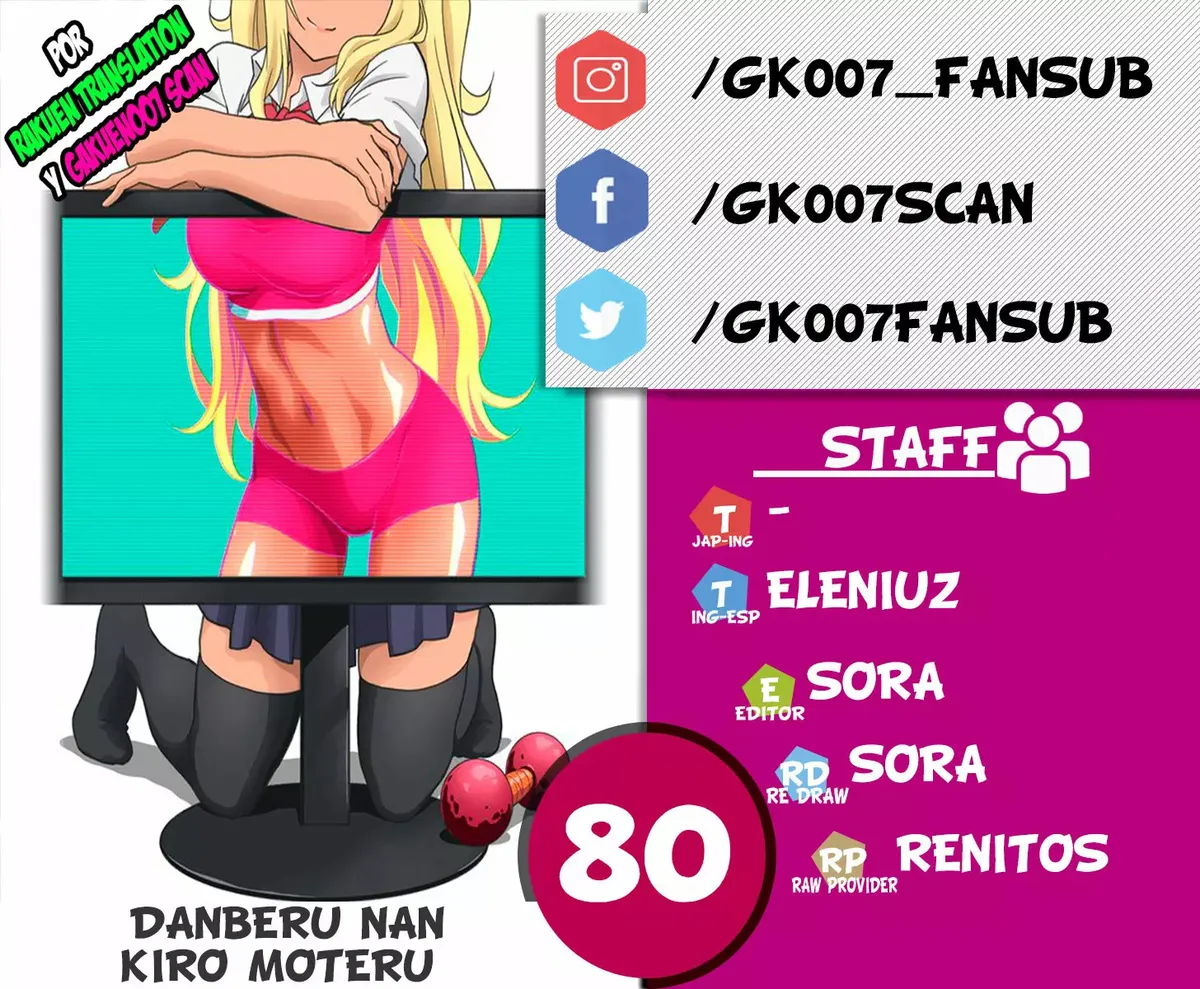 Danberu nan kiro moteru? Capítulo 80 en Línea - página 1