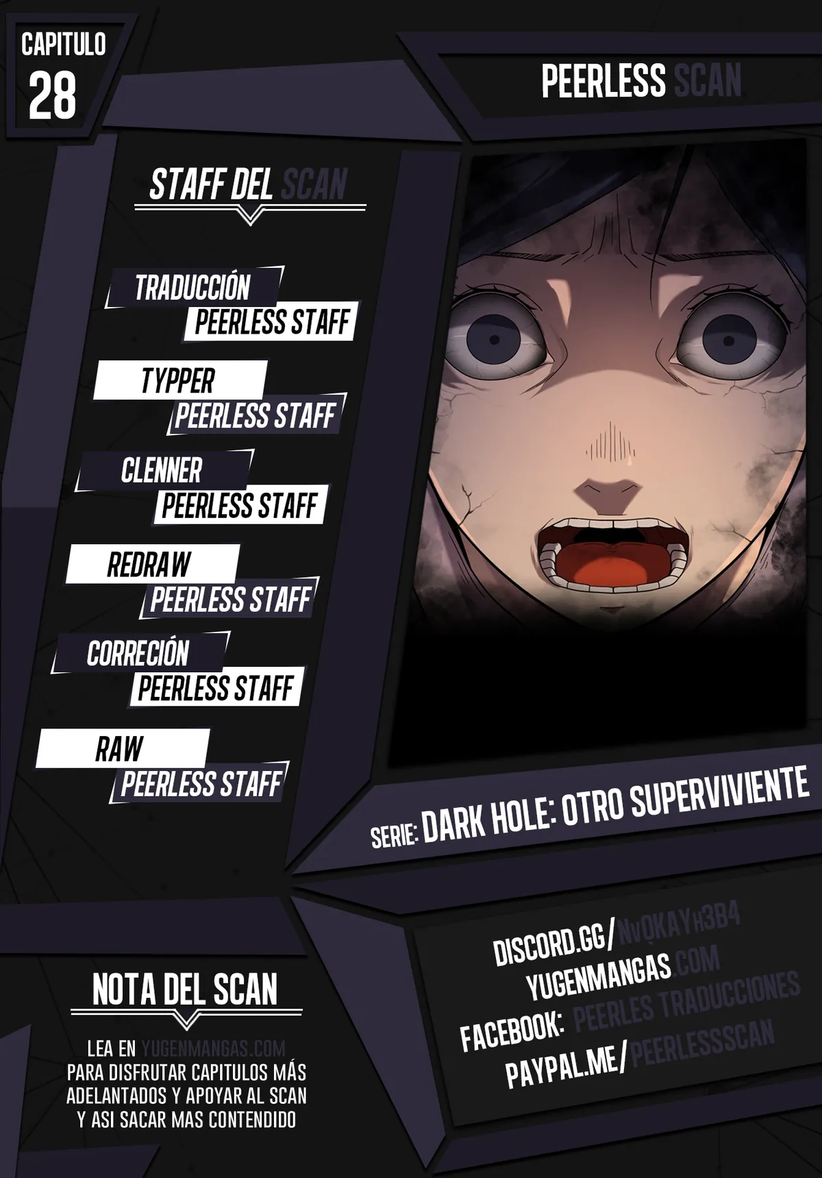 Dark Hole: Otro Superviviente Capítulo 28 en Línea - página 1