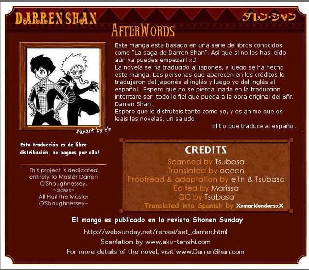 Darren Shan Capítulo 39 en Línea - página 1