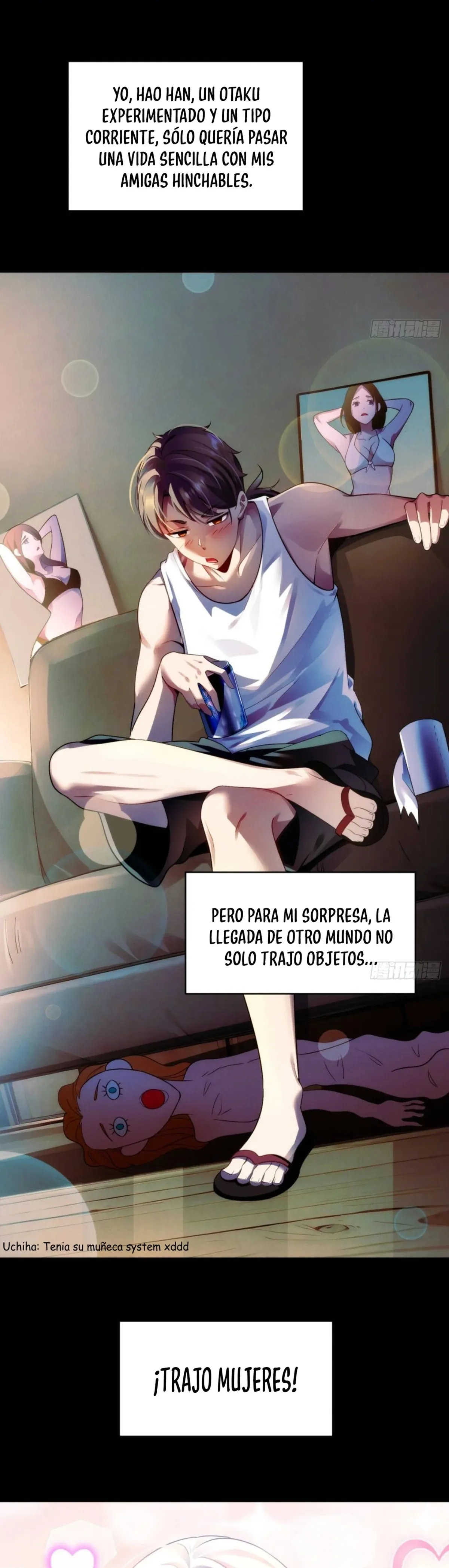 De hecho, me convertí en el objetivo de colección de un harén de otro mundo Capítulo 0 en Línea - página 3