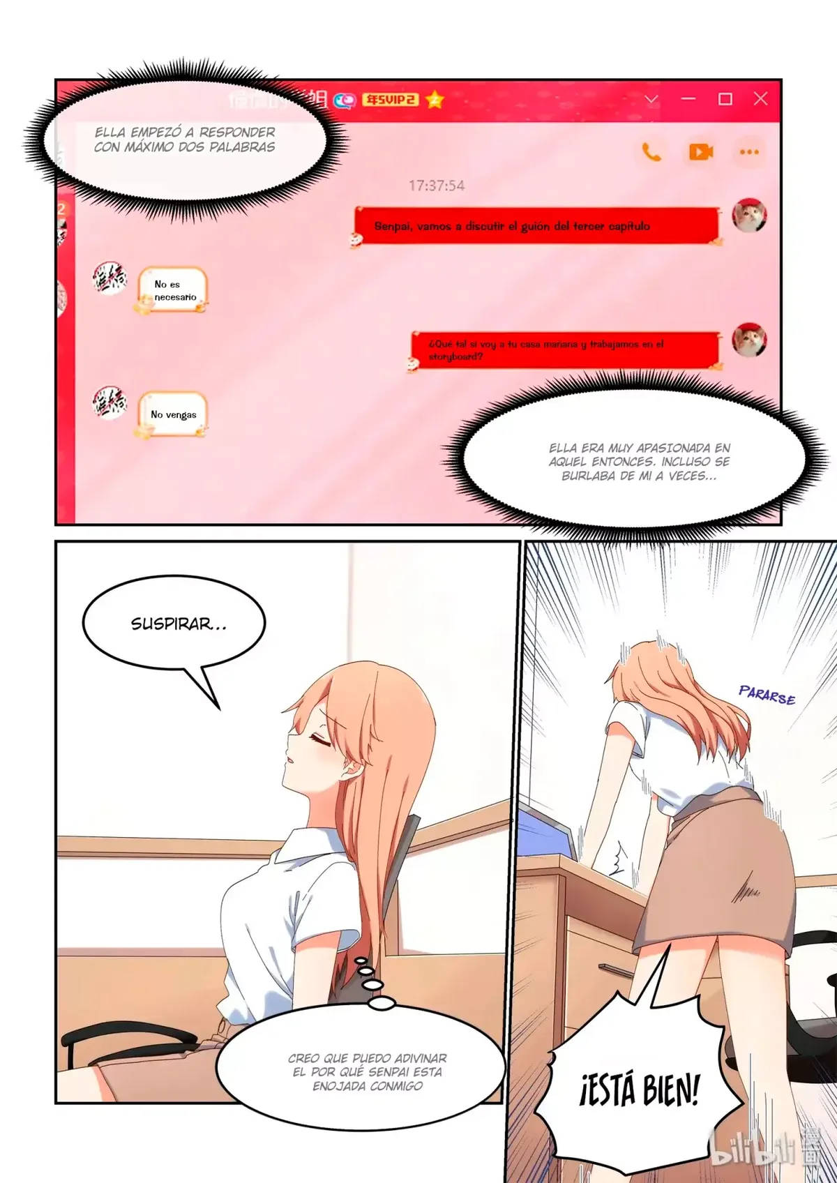 Decidí ofrecerme para motivar a mi senpai Capítulo 54 en Línea - página 7