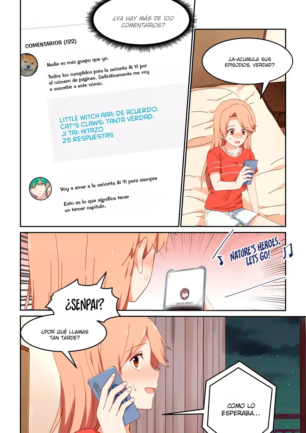 Decidí ofrecerme para motivar a mi senpai Capítulo 61 en Línea - página 13