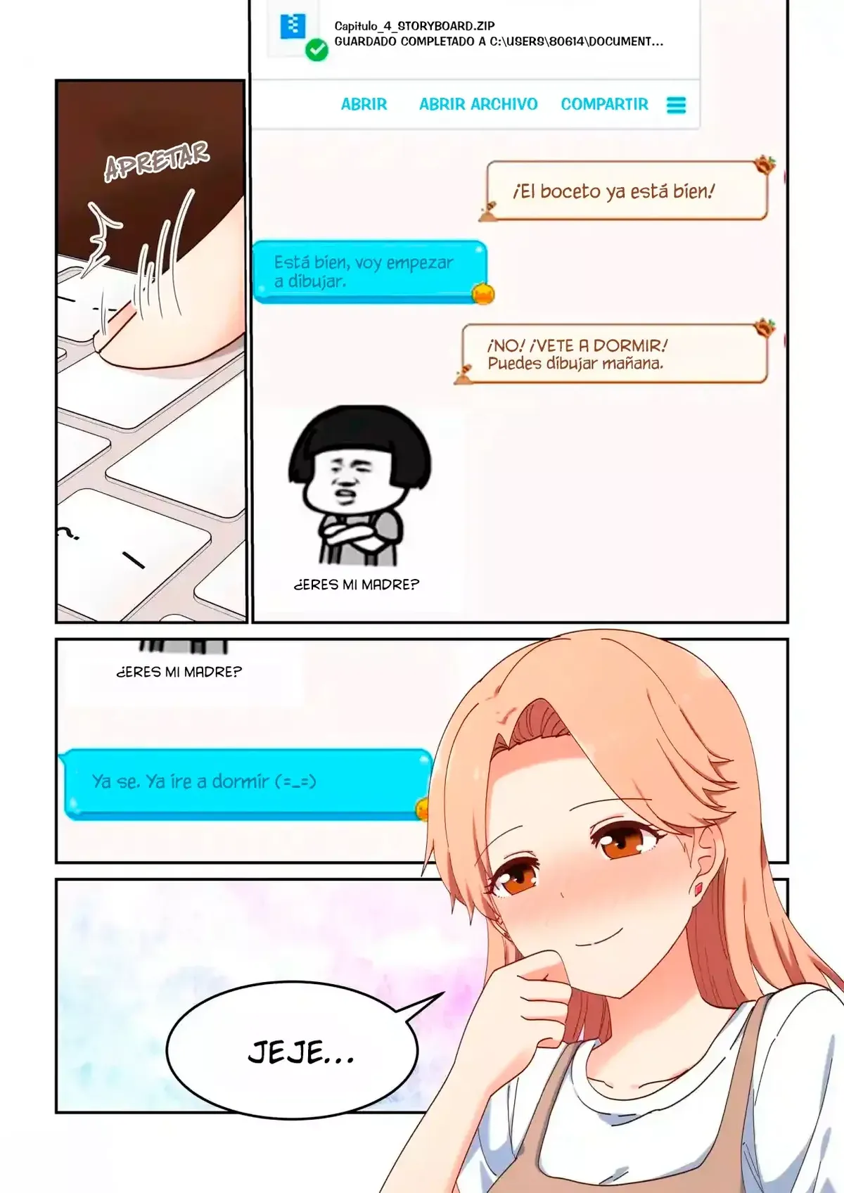 Decidí ofrecerme para motivar a mi senpai Capítulo 62 en Línea - página 14