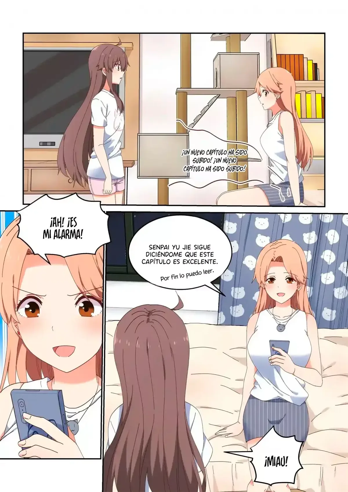 Decidí ofrecerme para motivar a mi senpai Capítulo 77 en Línea - página 9