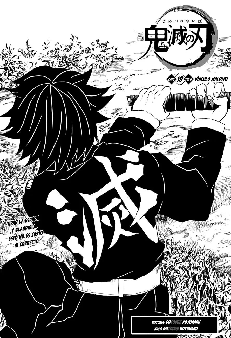 Demon Slayer: Kimetsu no Yaiba Capítulo 18 en Línea - página 1