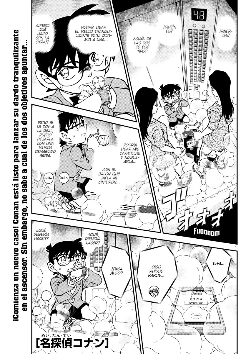 Detective Conan Capítulo 1100 en Línea - página 1