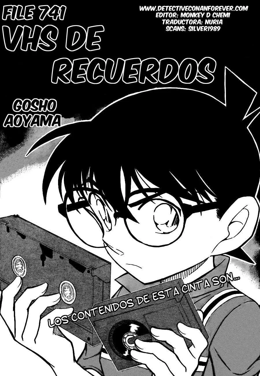Detective Conan Capítulo 741 en Línea - página 1