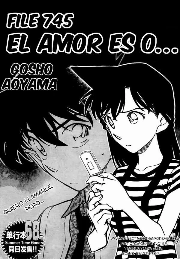Detective Conan Capítulo 745 en Línea - página 1