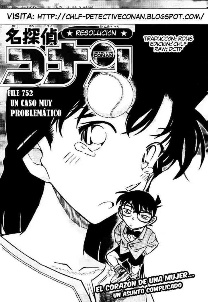 Detective Conan Capítulo 752 en Línea - página 1